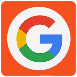 Google app icon with a colorful 