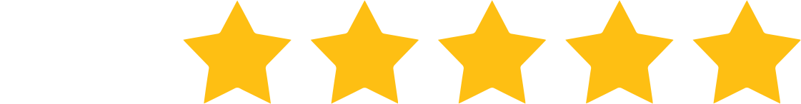 A row of yellow arrows on a white background.