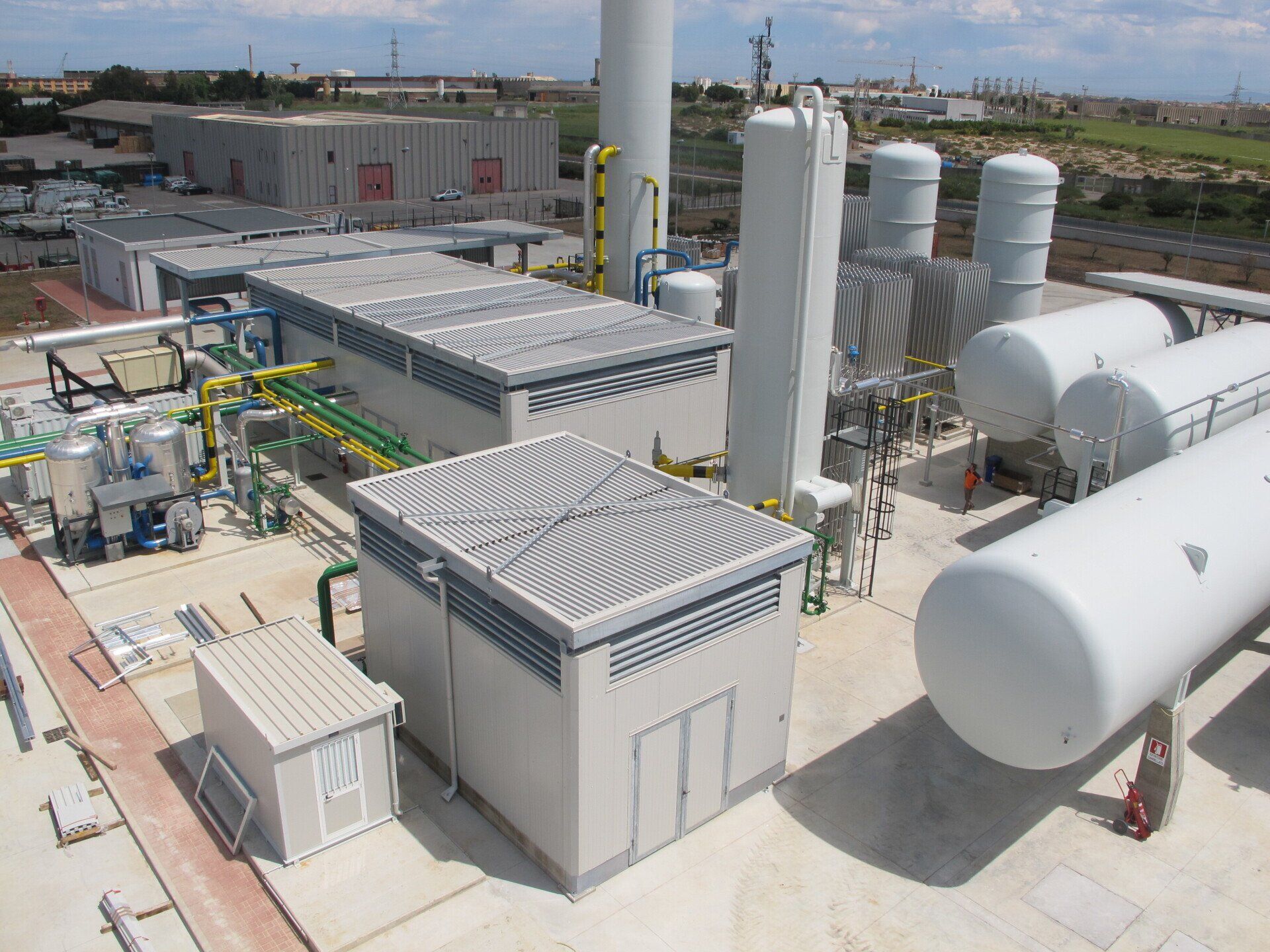 Box impianti per stabilimento