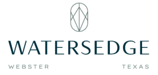 Watersedge community logo - Webster, TX