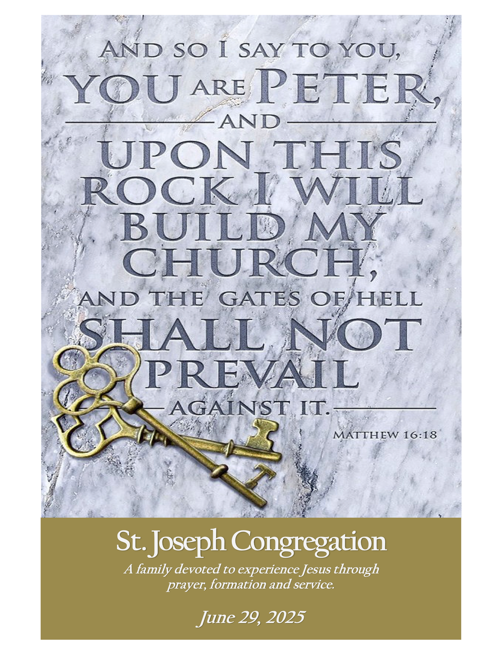 St. Joseph Catholic Church, Wauwatosa, Wis. - Bulletin
