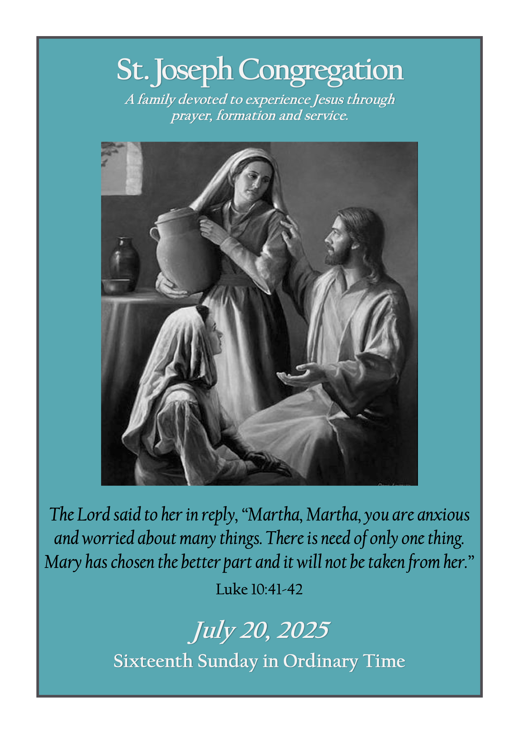 St. Joseph Catholic Church, Wauwatosa, Wis. - Bulletin