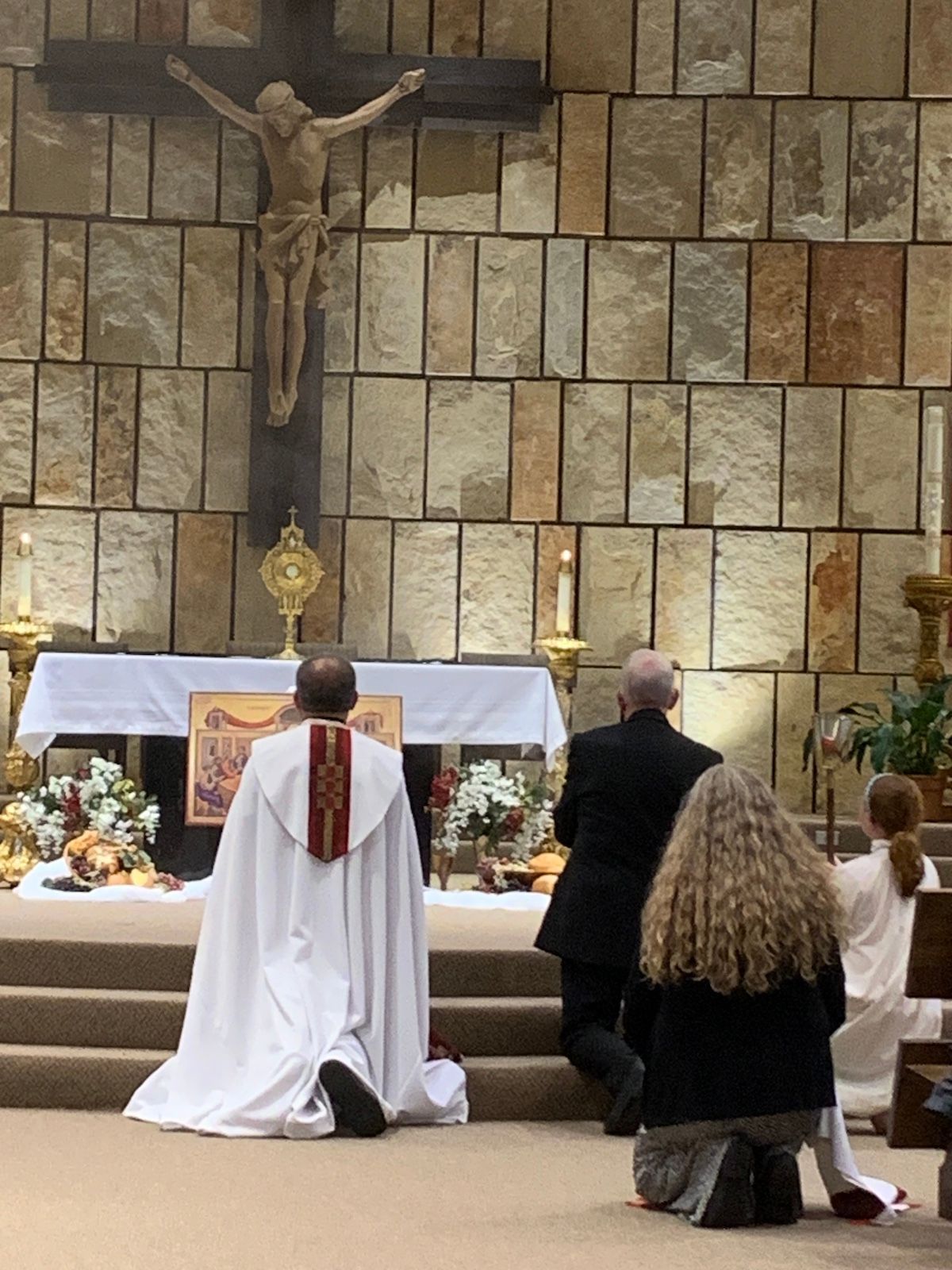 adoration at St Joseph Catholic Church