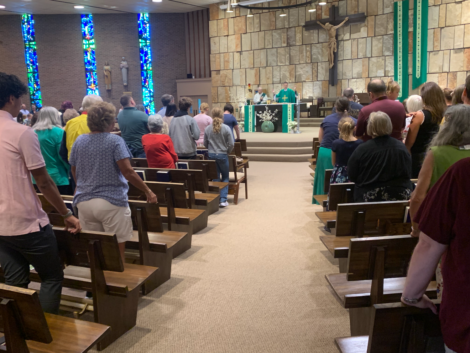 Mass at St Joseph Catholic Church, Wauwatosa