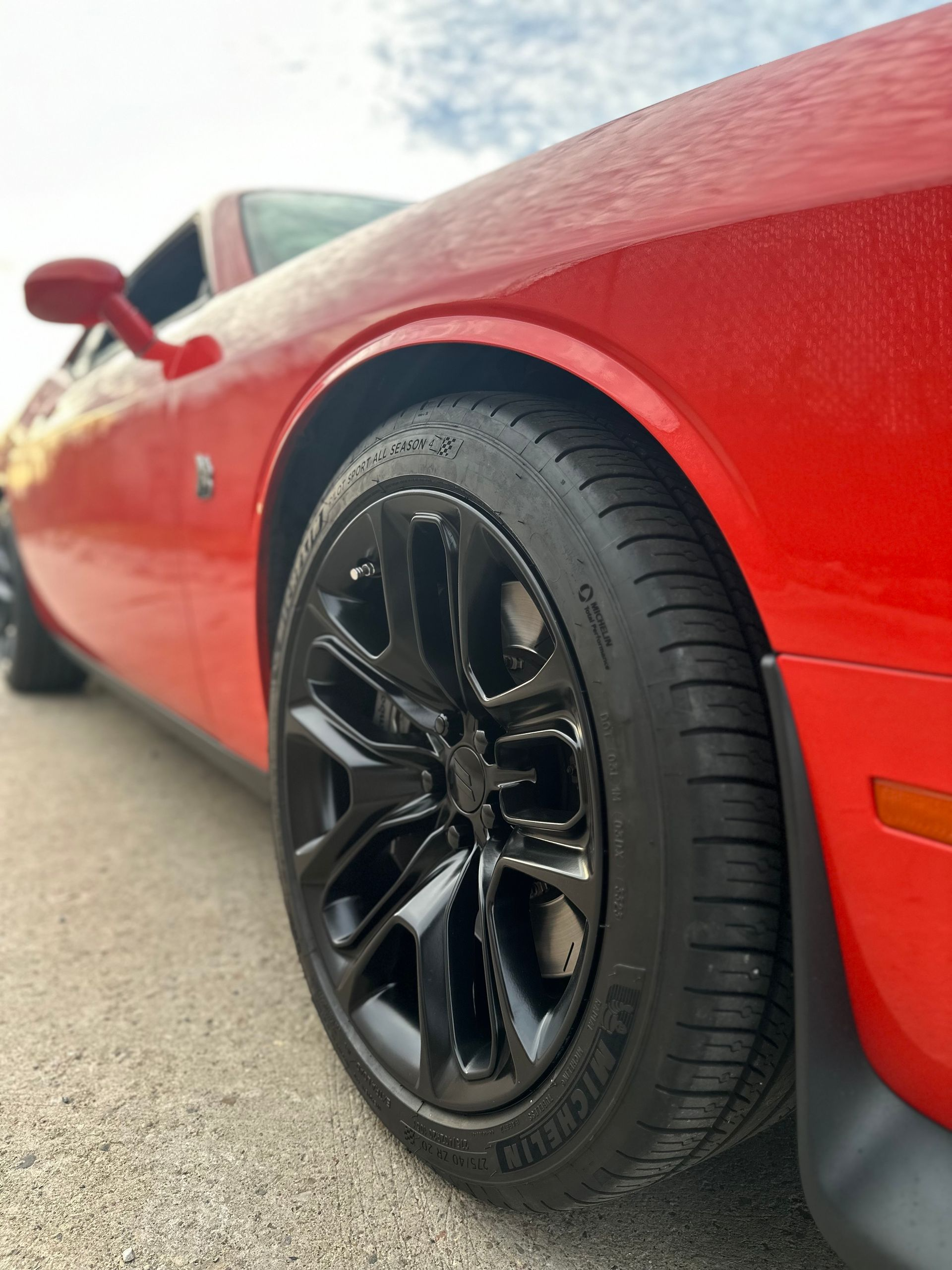 Gold Powder Coating on Porsche Wheels
