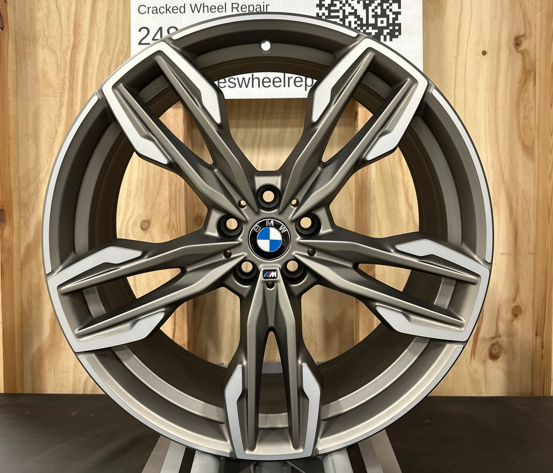 Red / Orange Custom Powder Coat /  Painting on Wheels