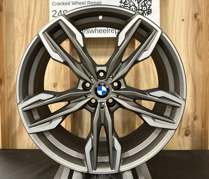 Red / Orange Custom Powder Coat / Painting on Wheels