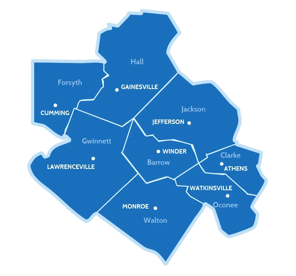 Mitchell HVAC Service Area