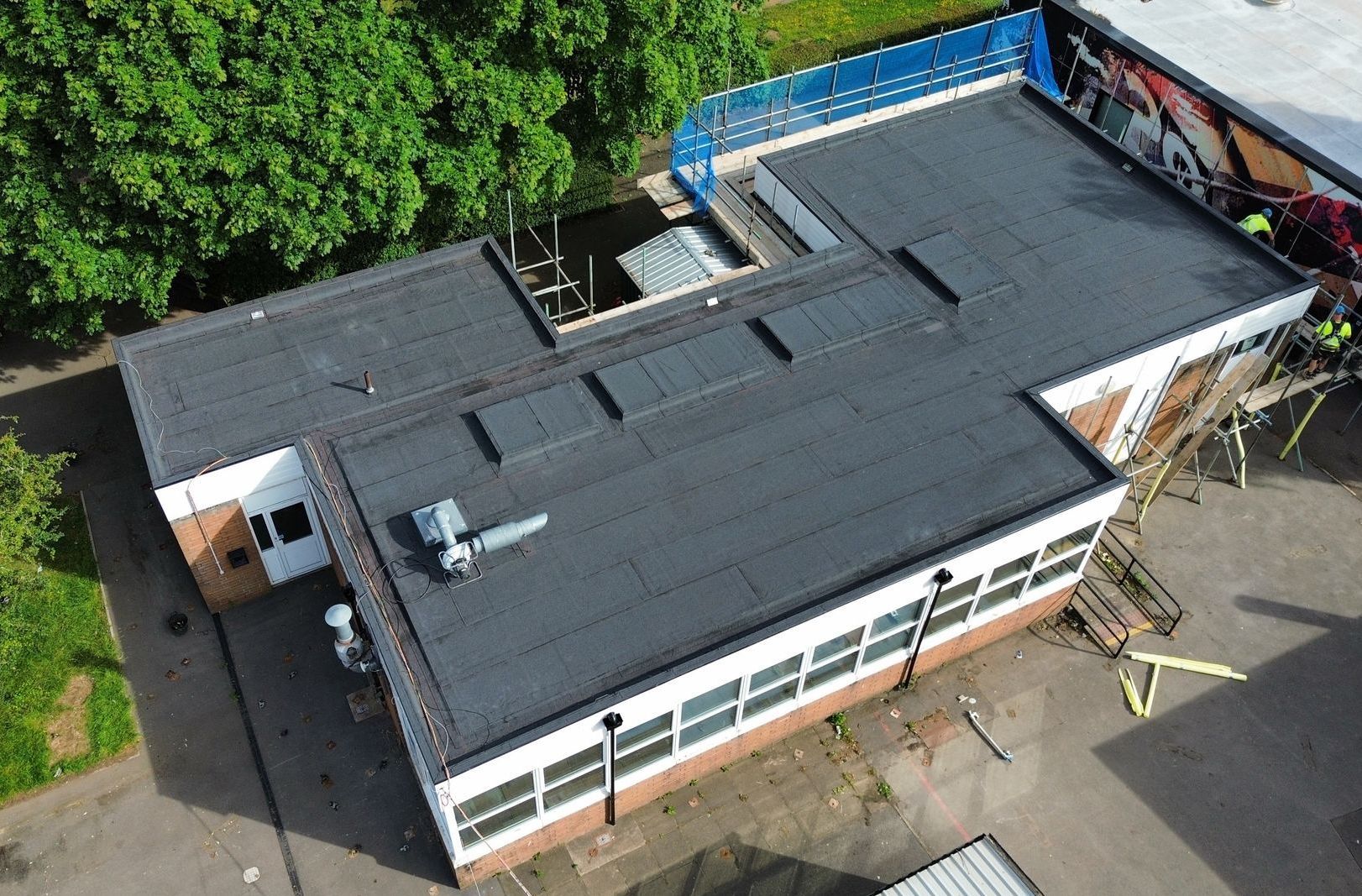 Backwell School roof