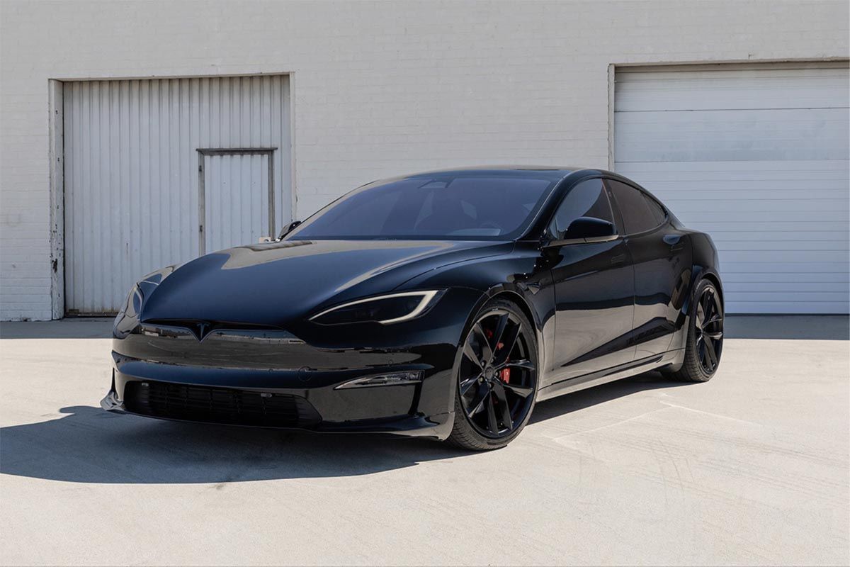 Tesla window tinting service for car in Phoenix