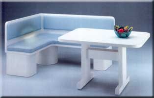 blue chair and white table - Furniture store in Perth Amboy, NJ