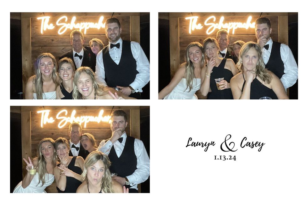Photo booth wedding example