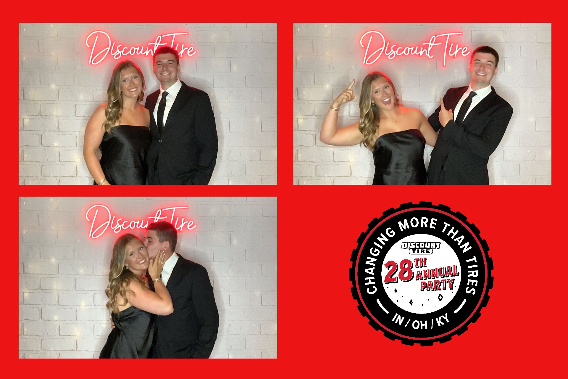 Photo booth corporate party example