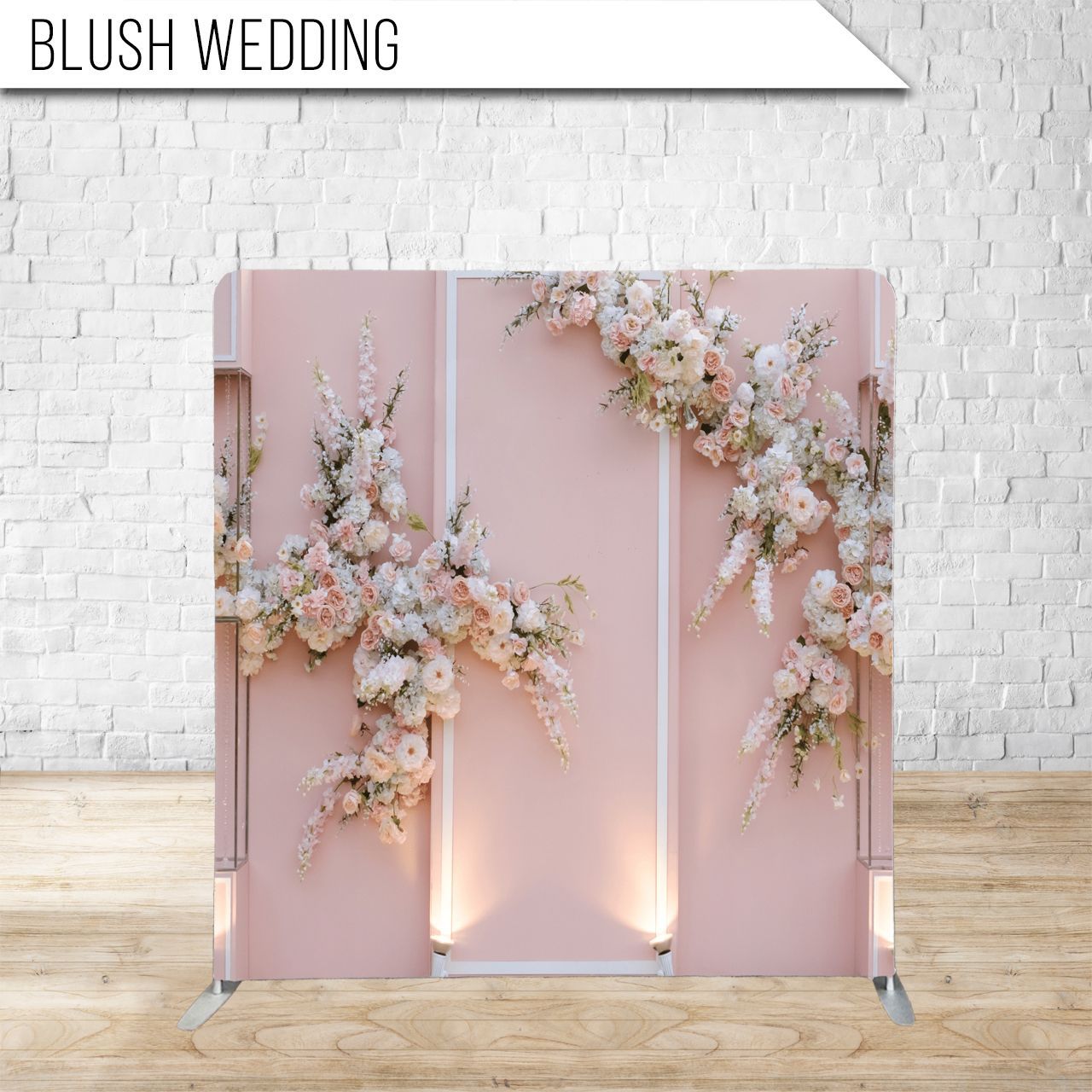 blush wedding background