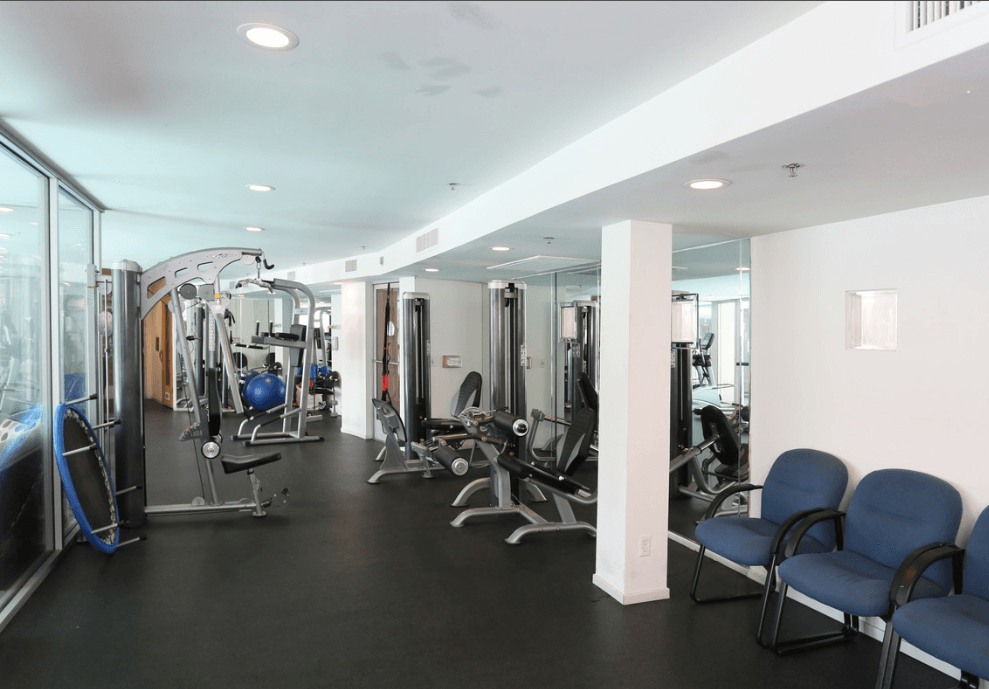 gym equipment at Archview apartments