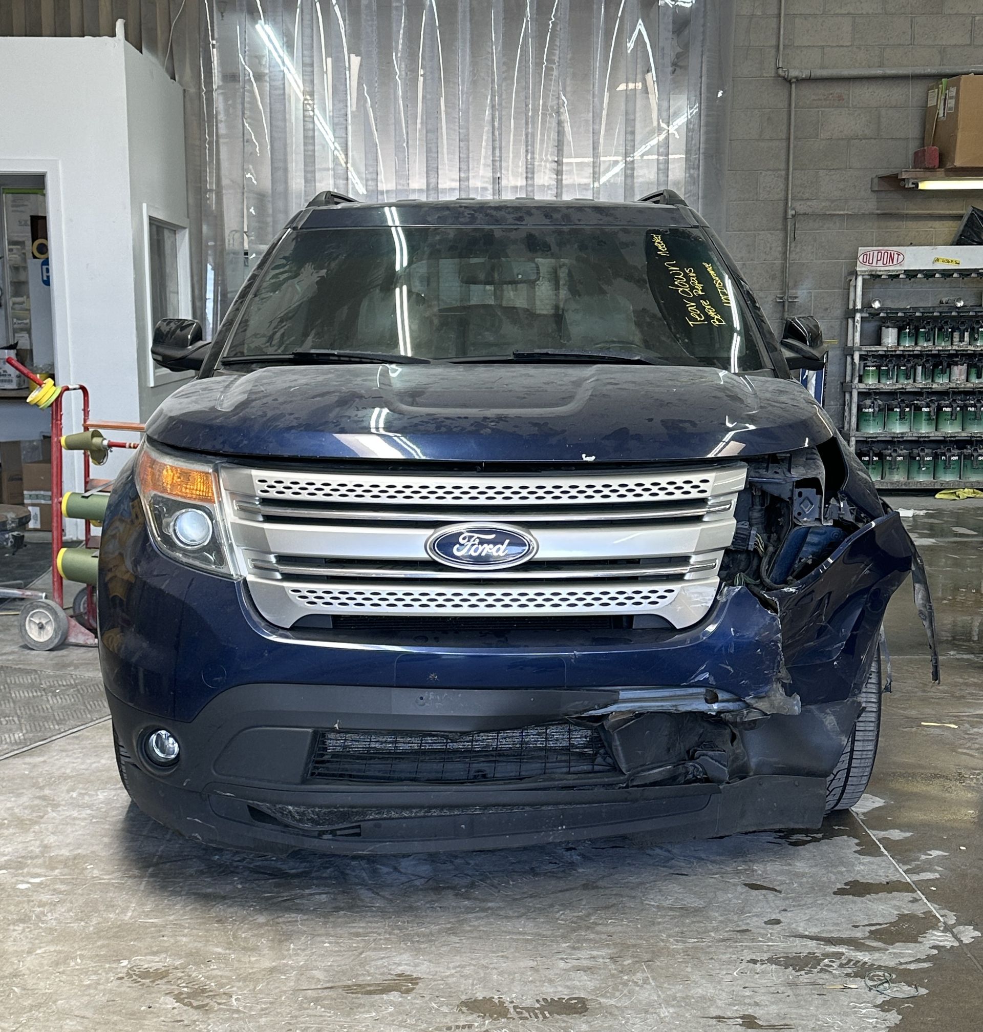 Explorer before collision repair