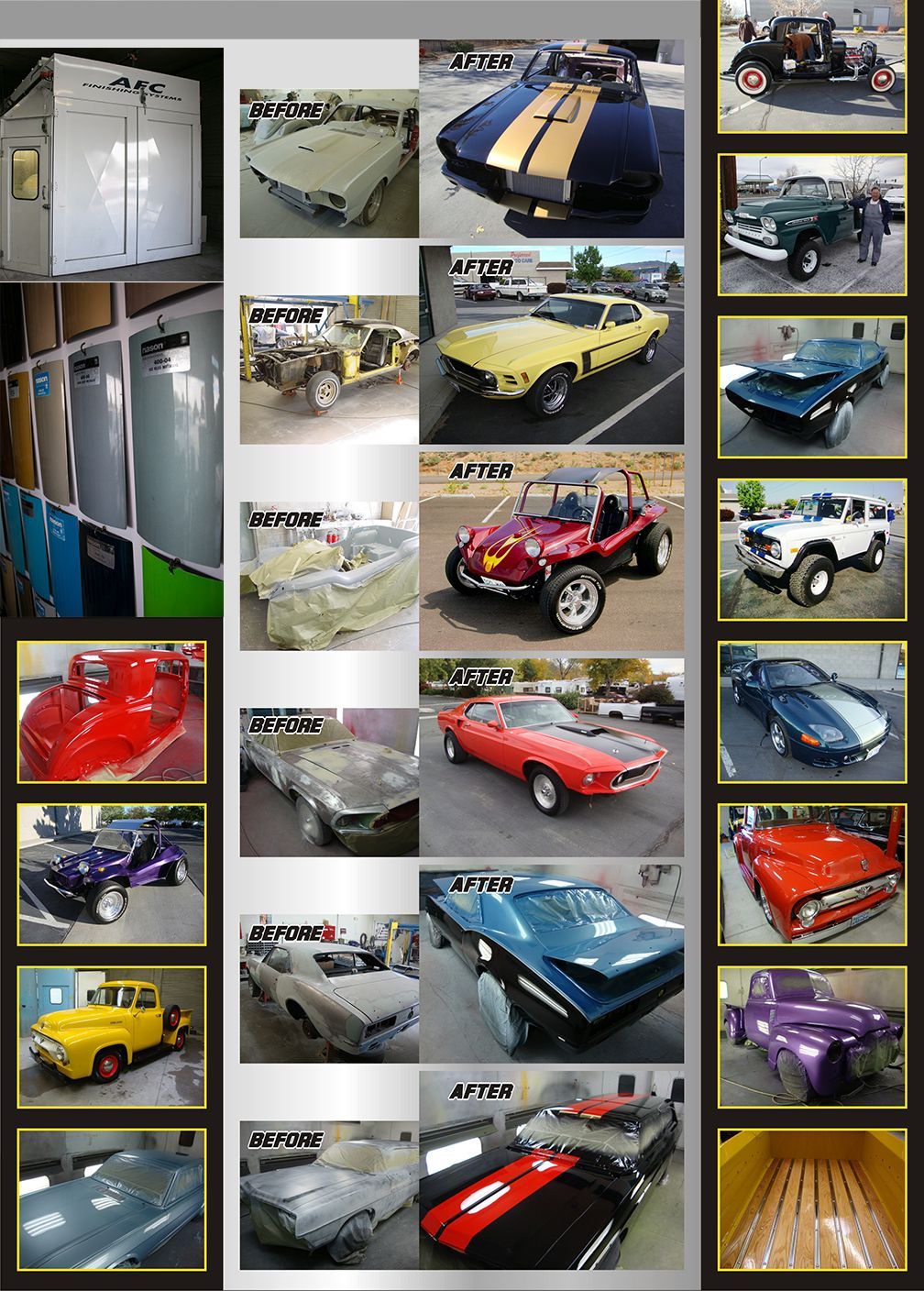 Examples of Spray Craft auto painting