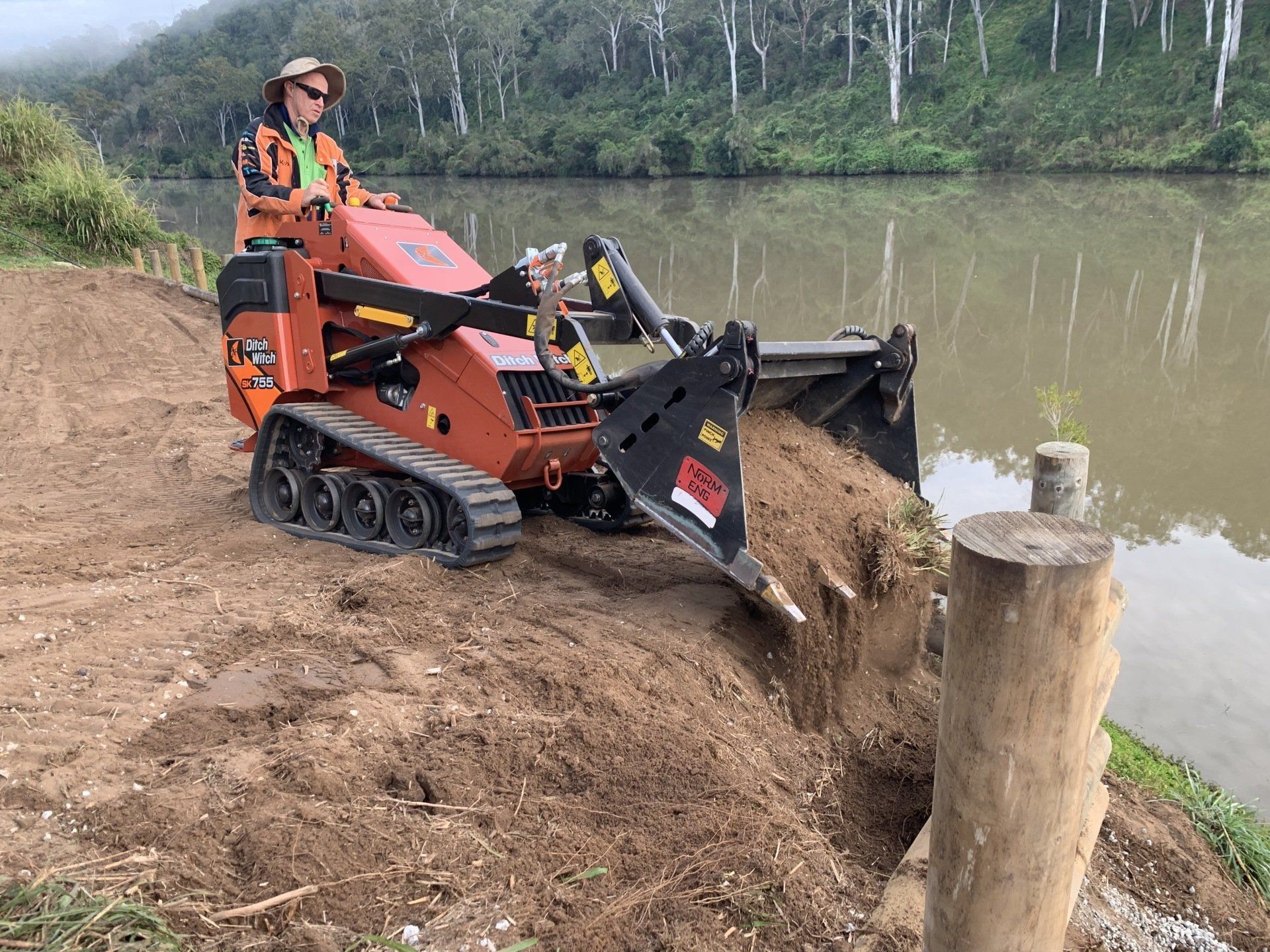 SkidSteer Hire in Sunshine Coast DJK Landscaping & Maintenance