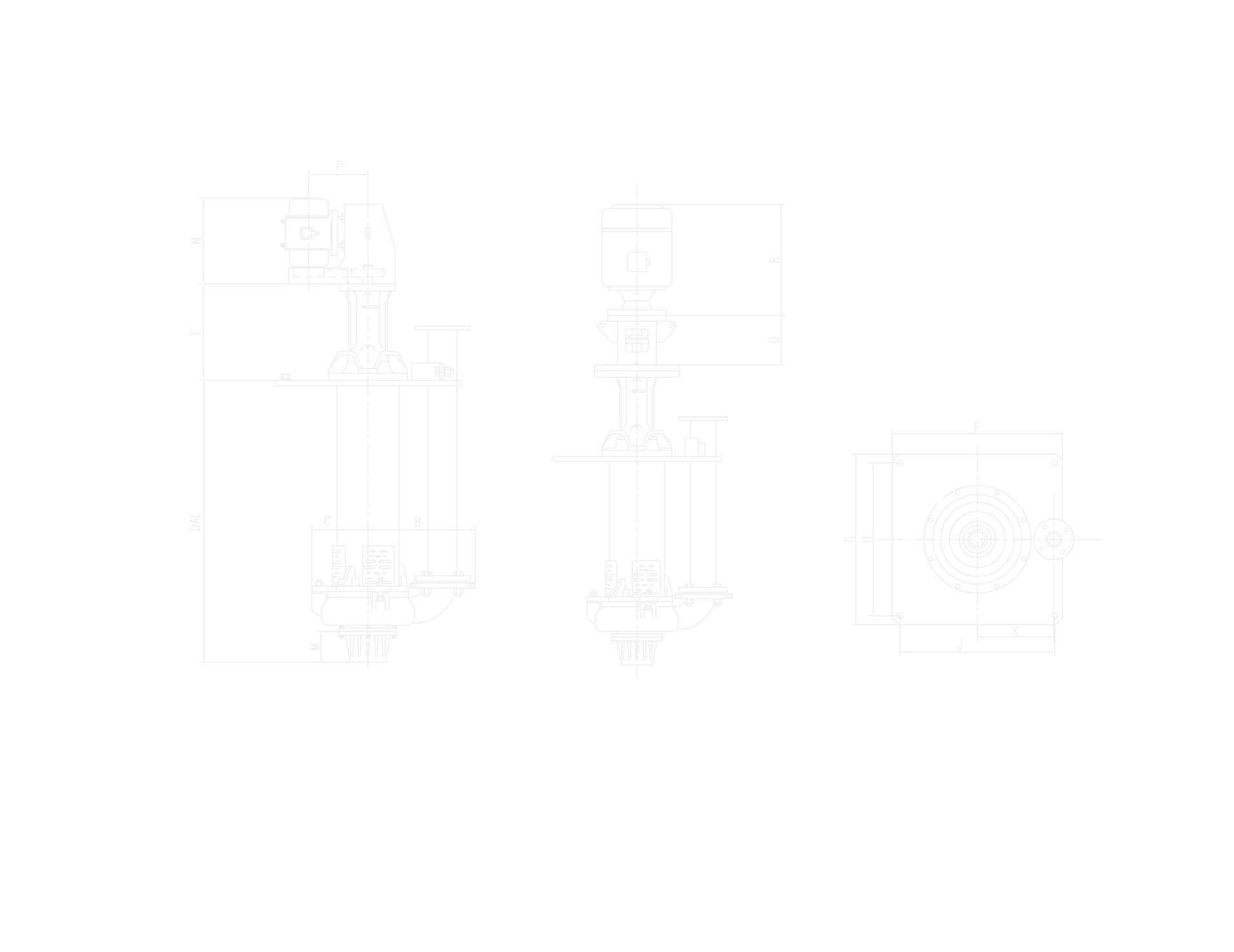 Warman Pump Outline Dimension