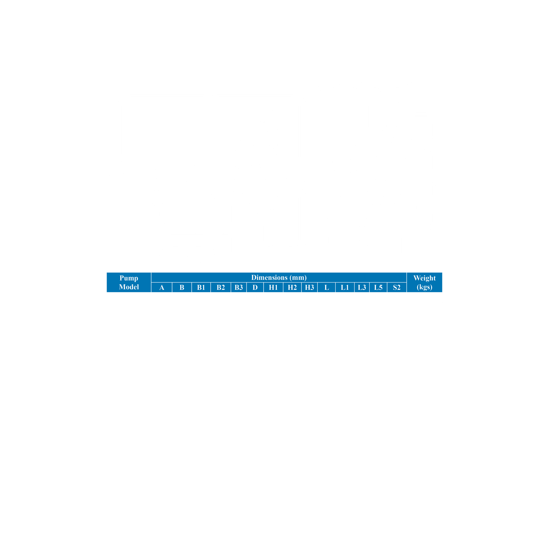 China ZGB slurry pump dimension