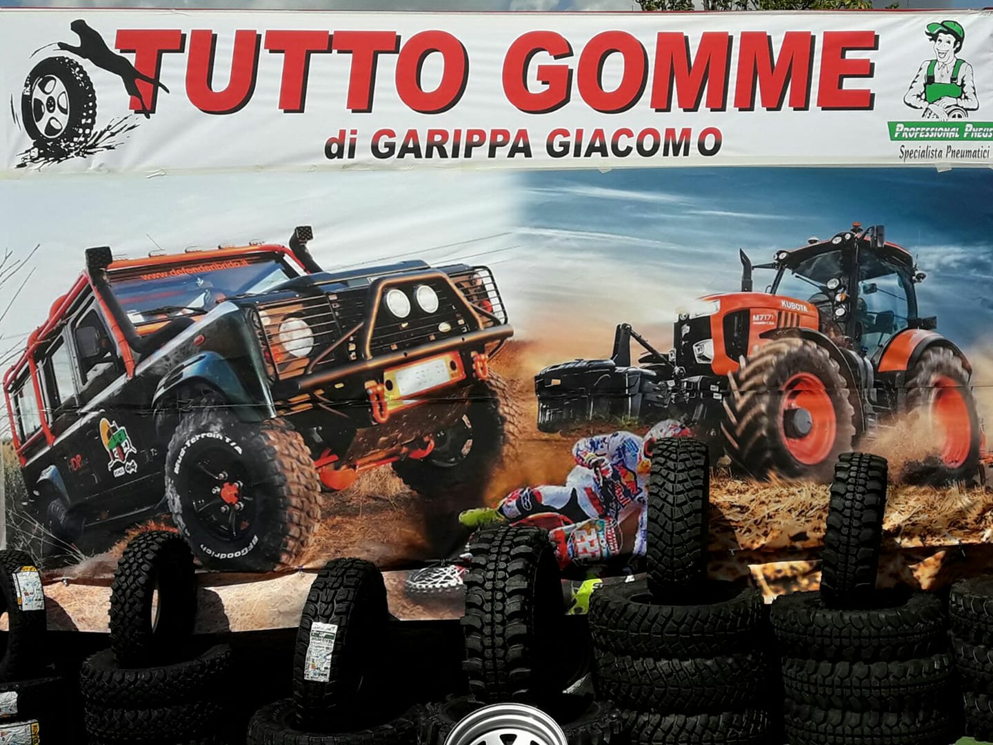 Pubblicità Tutto Gomme Garippa