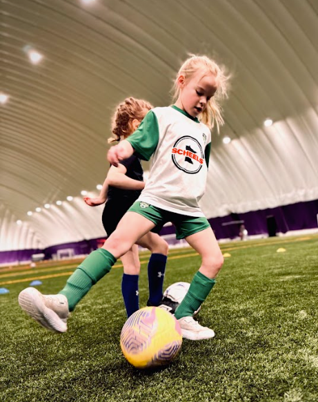 soccer player with front of jersey