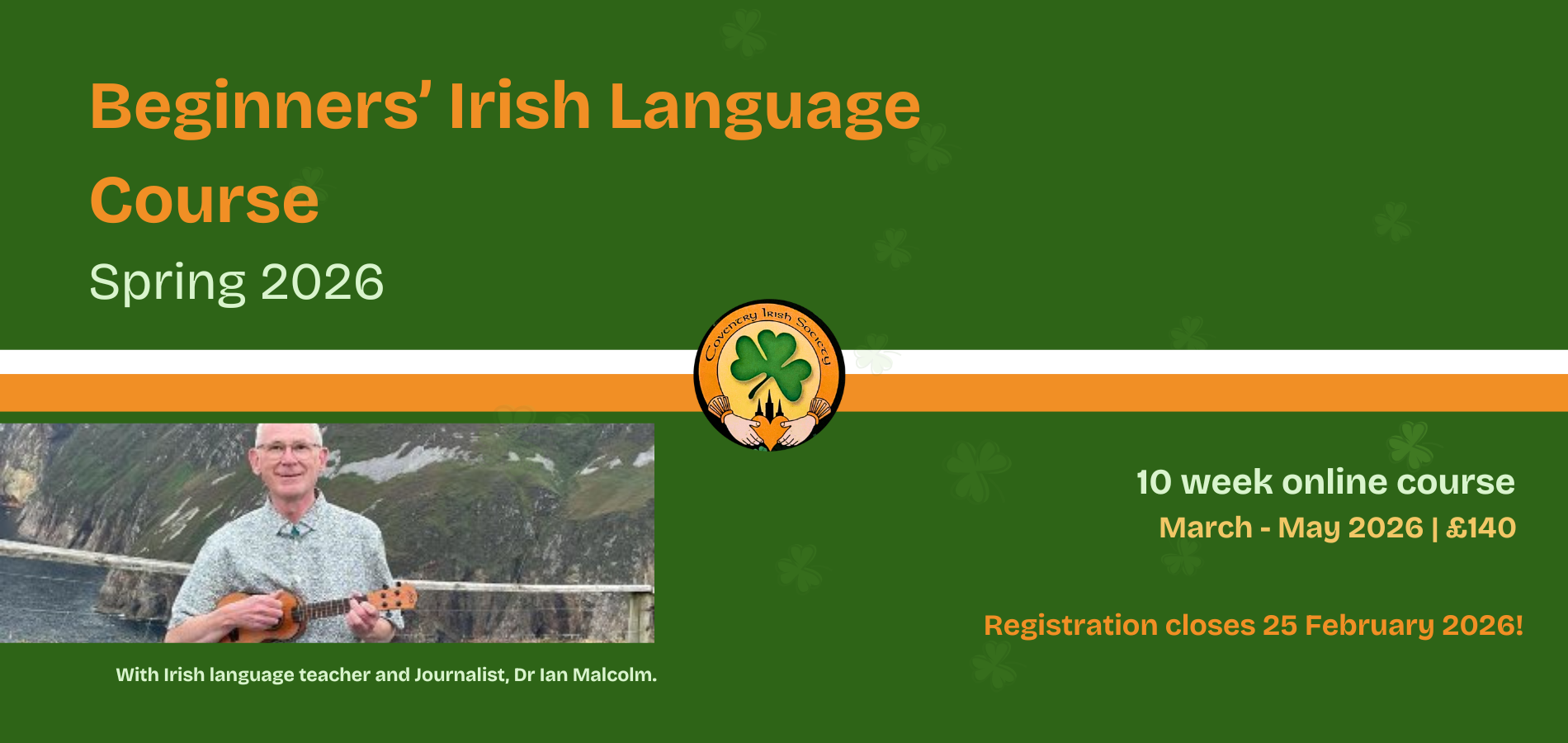 Beginners’ Irish Language (10 Week Course) Spring 2026