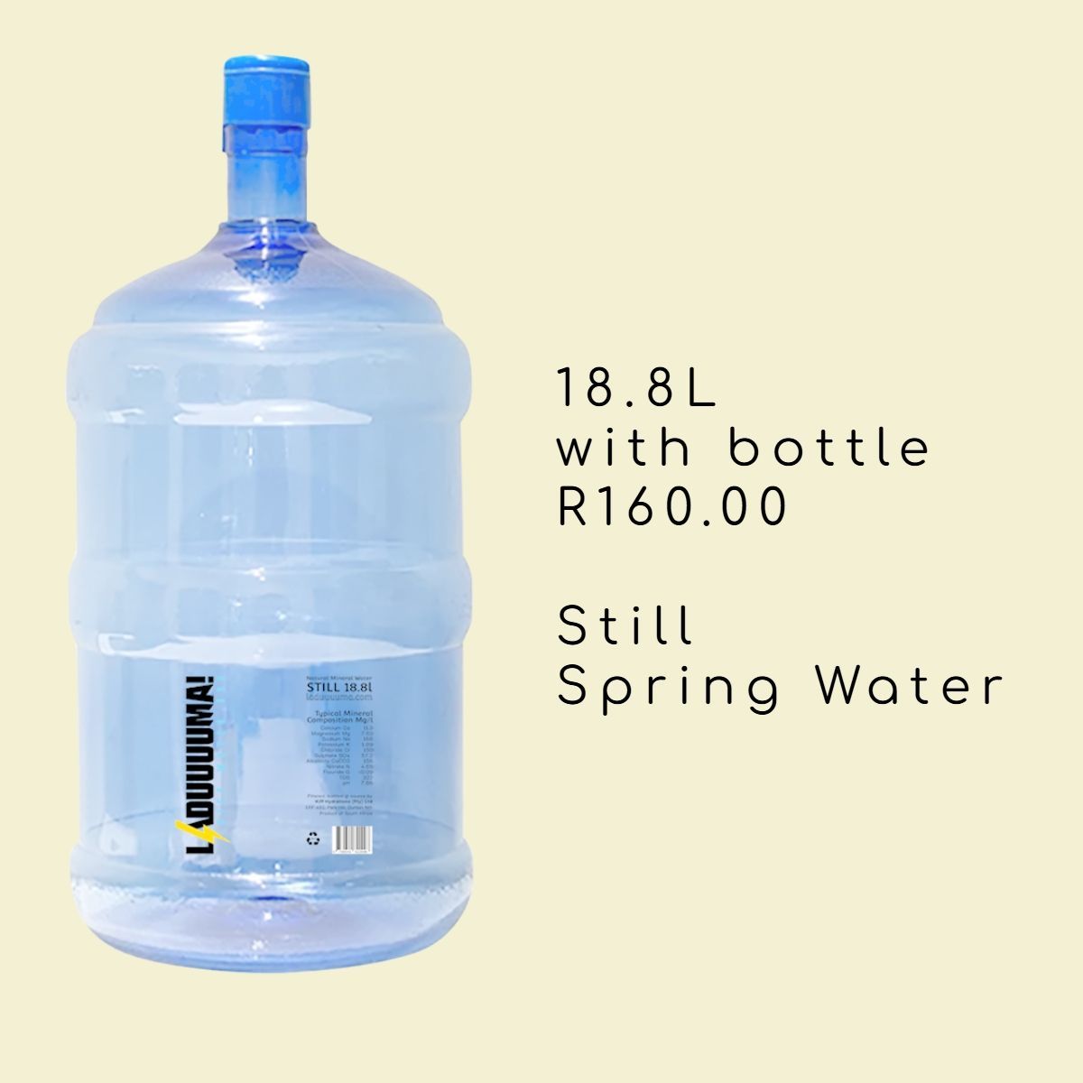 Water Shop Durban North - 18.8L Water Refill