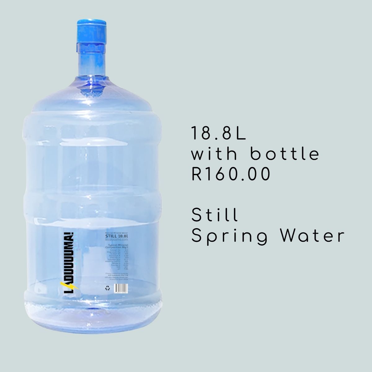 Water Shop Durban North - 18.8L Water Refill