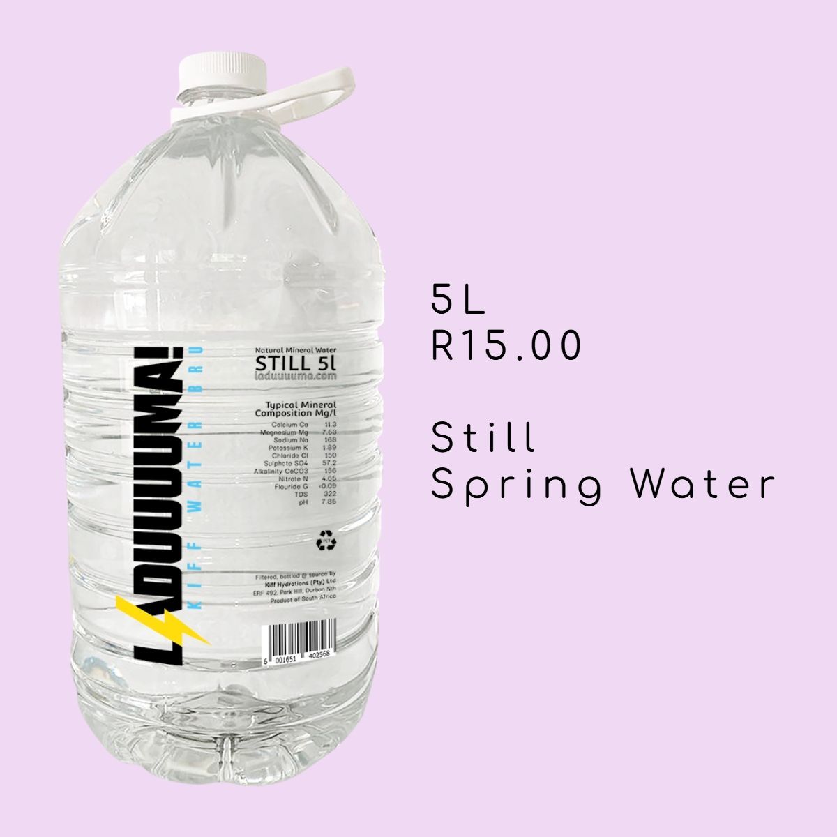 Water Shop Durban North - 5L bottled Water