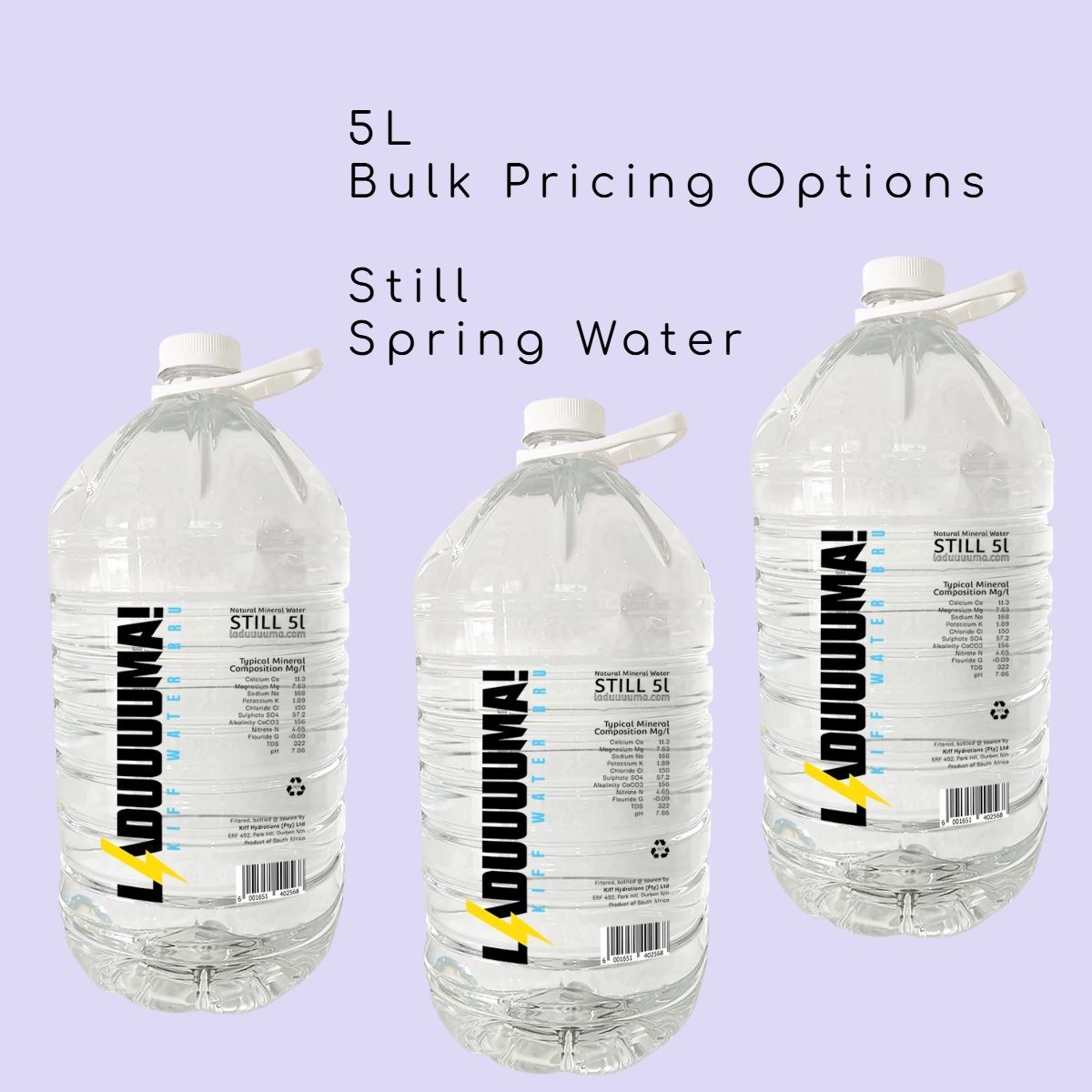 Water Shop Durban North Bulk Pricing options
