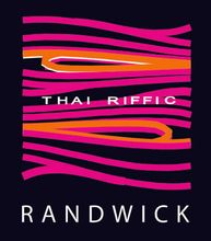 Thairiffic randwick logo with orange, purple and black colors