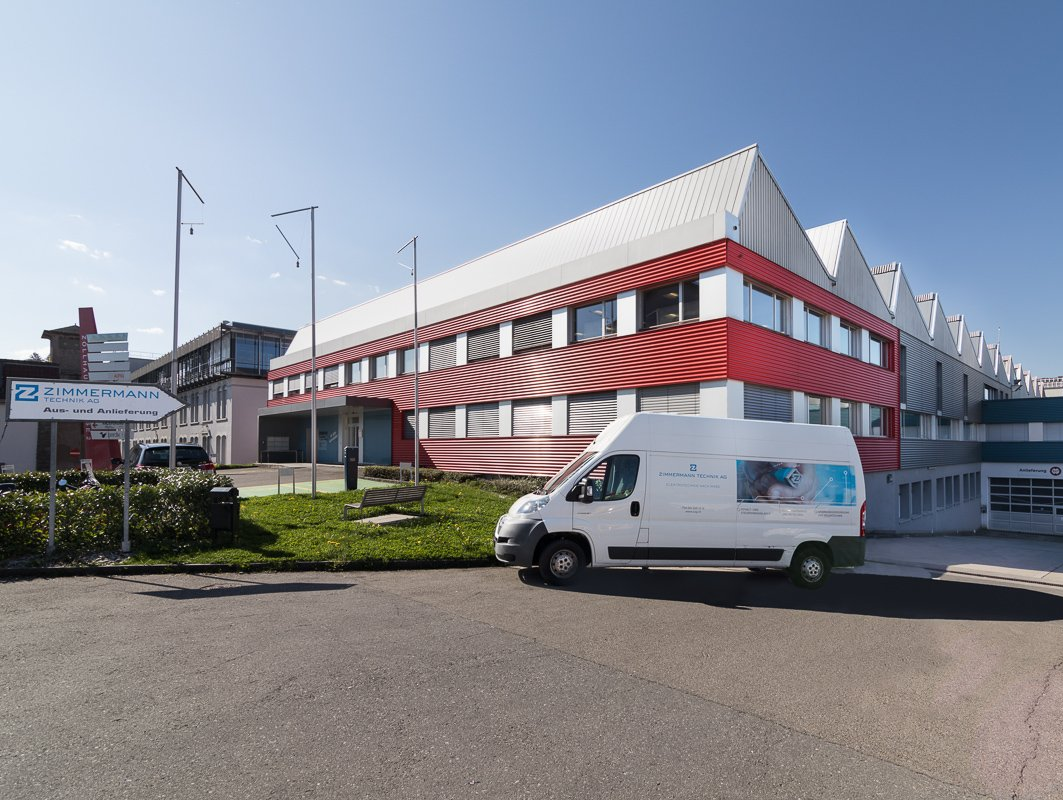 Vorderseite der Firma Zimmermann Technik AG