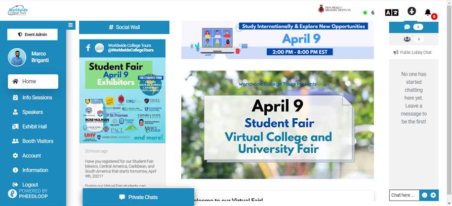 Students | Student Resources | Virtual Fair | Higher Education | College | University | Education