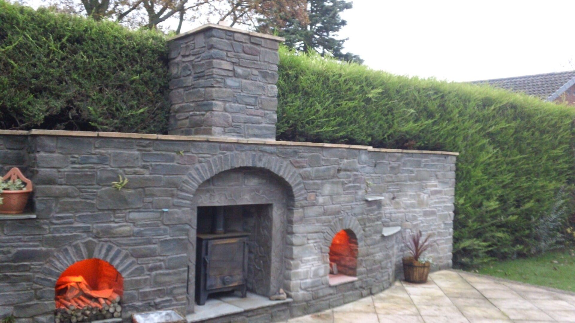 Knox Construction stonework project completed