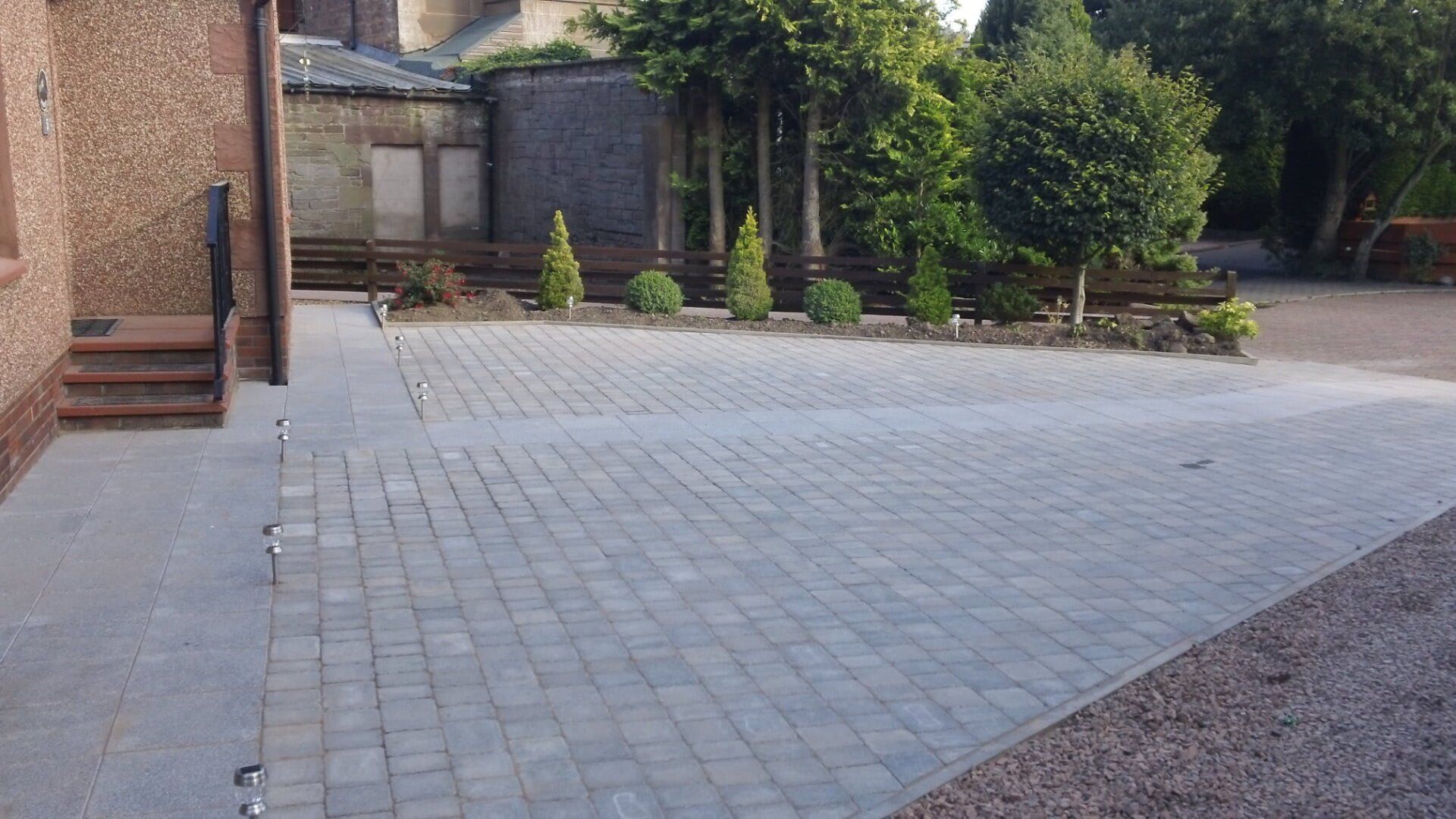 Knox Construction yard paving project