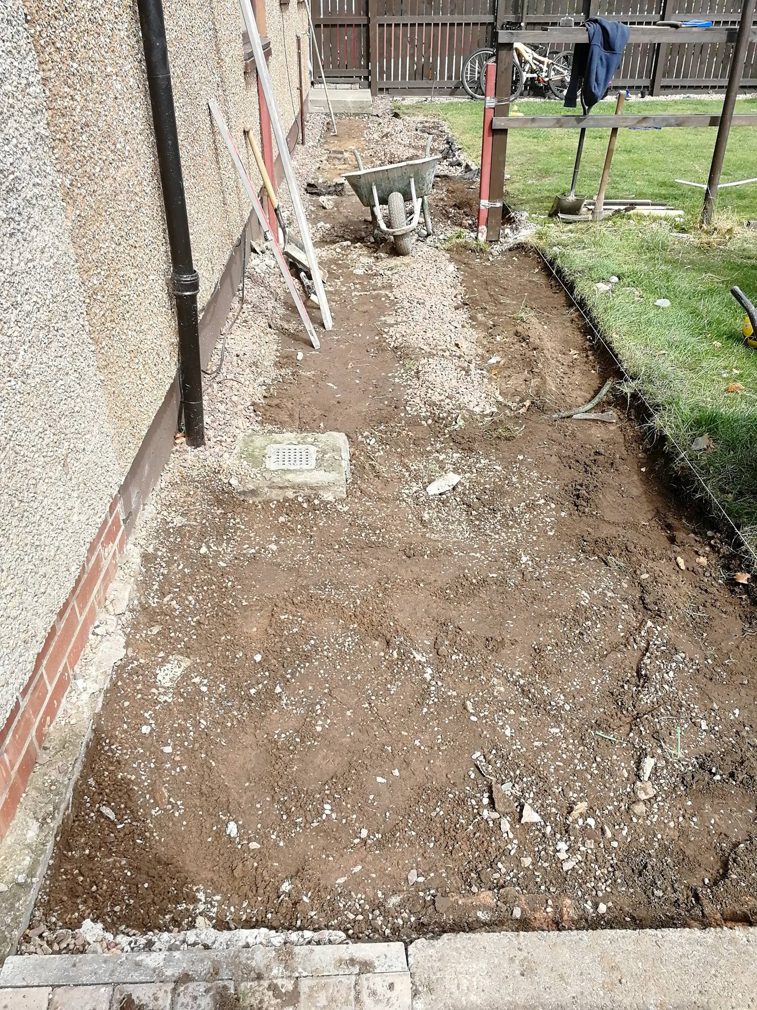 Knox Construction backyard project