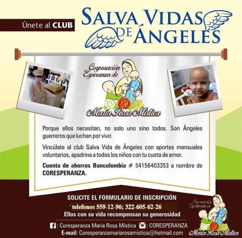 Corporación Esperanza de María Rosa Mística información