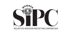 SIPC logo: Black and white text and emblem. "SIPC"