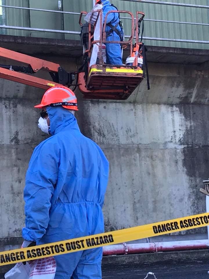 Man in Blue — Asbestos Removal & Demolition Specialists in Wide Bay & Sunshine Coast