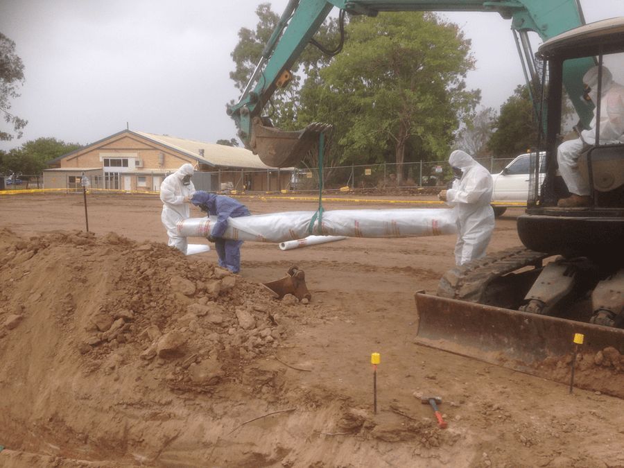 Worker — Asbestos Removal & Demolition Specialists in Wide Bay & Sunshine Coast