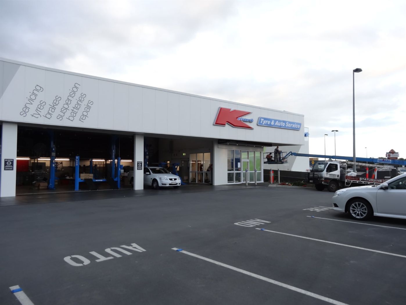 K Mart Tyre & Auto Service Building — Certcorp DGL in Bundaberg South, QLD