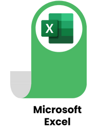 Green tab icon with the Excel logo, representing spreadsheet analysis and reporting.