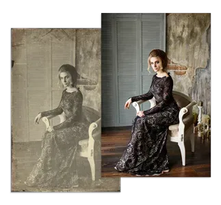 Photo restoration image