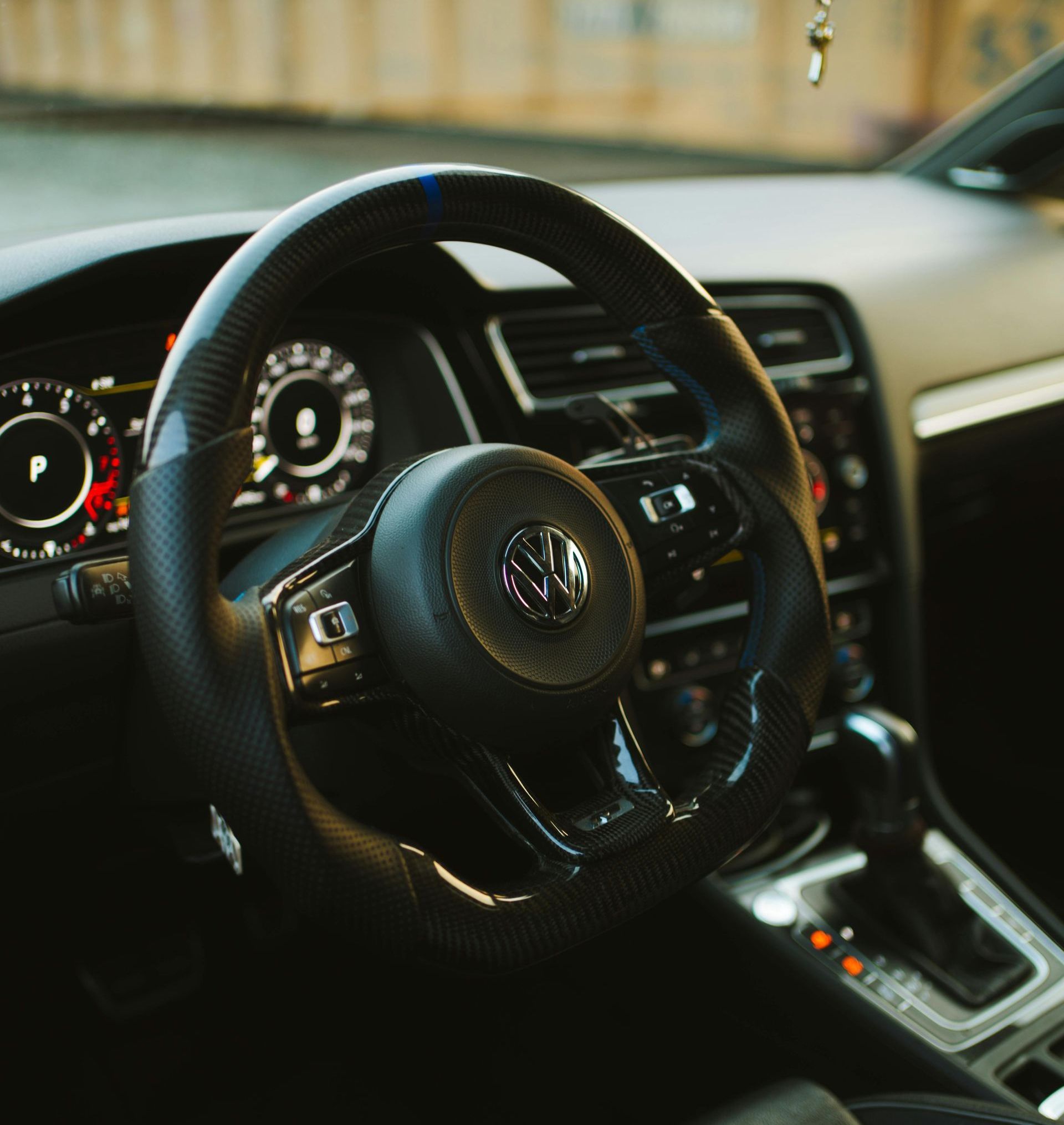 Clean Volkswagen interior after an interior car detailing by Supreme Car Care in Old Bridge, NJ