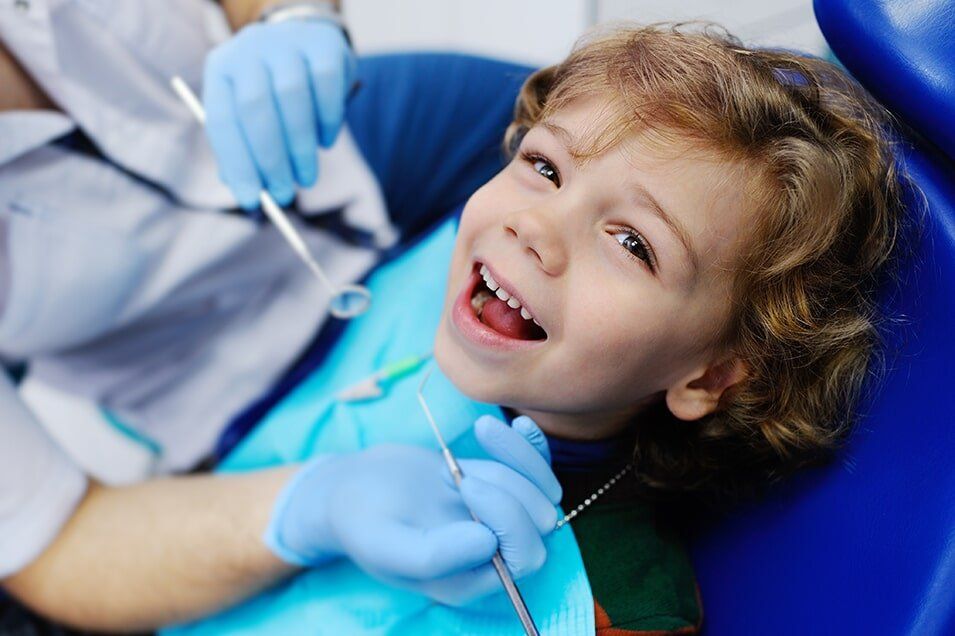 Child in Dentist Chair — Hermitage Dental in Port Macquarie, NSW