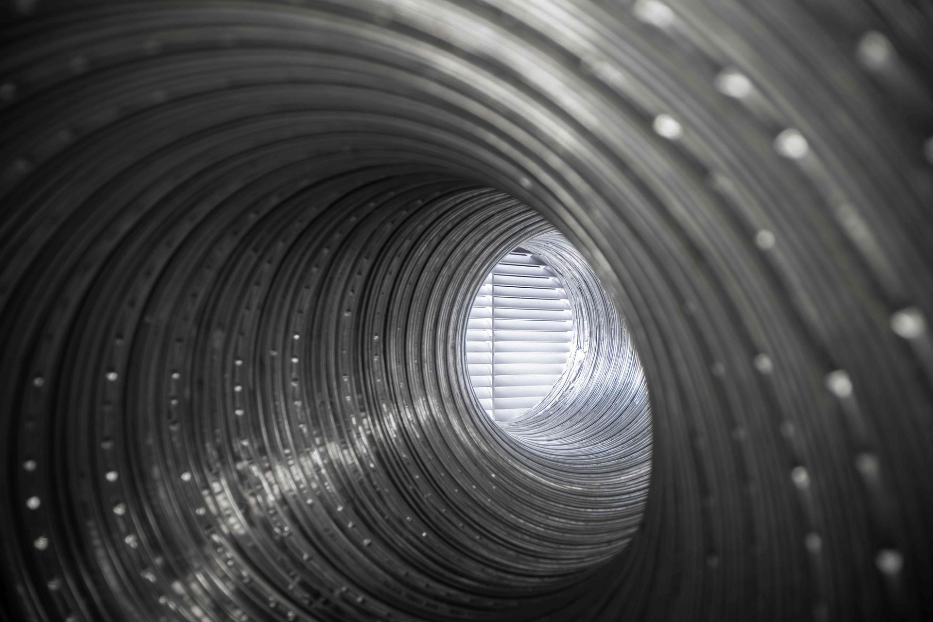 a close up of a dirty duct with a lot of dust on it