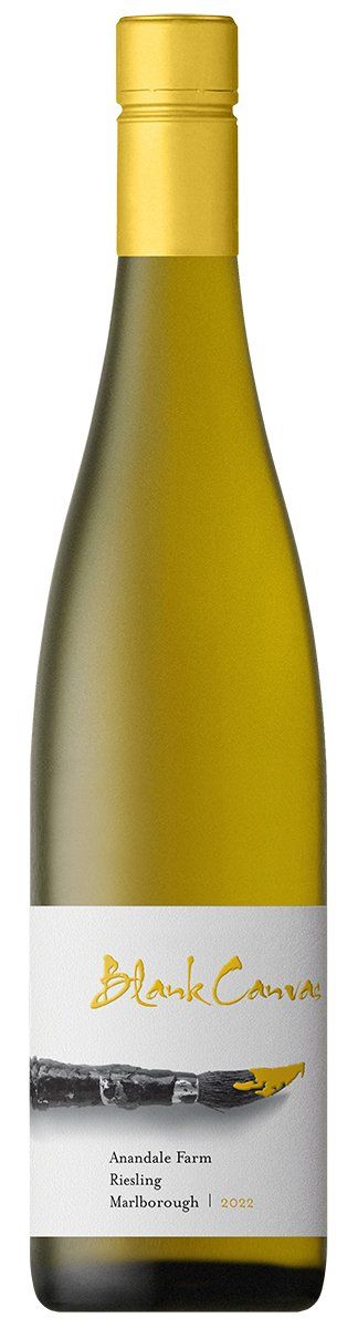 Blank Canvas Anandale Farm Riesling, a certified wine for Appellation Marlborough Wine