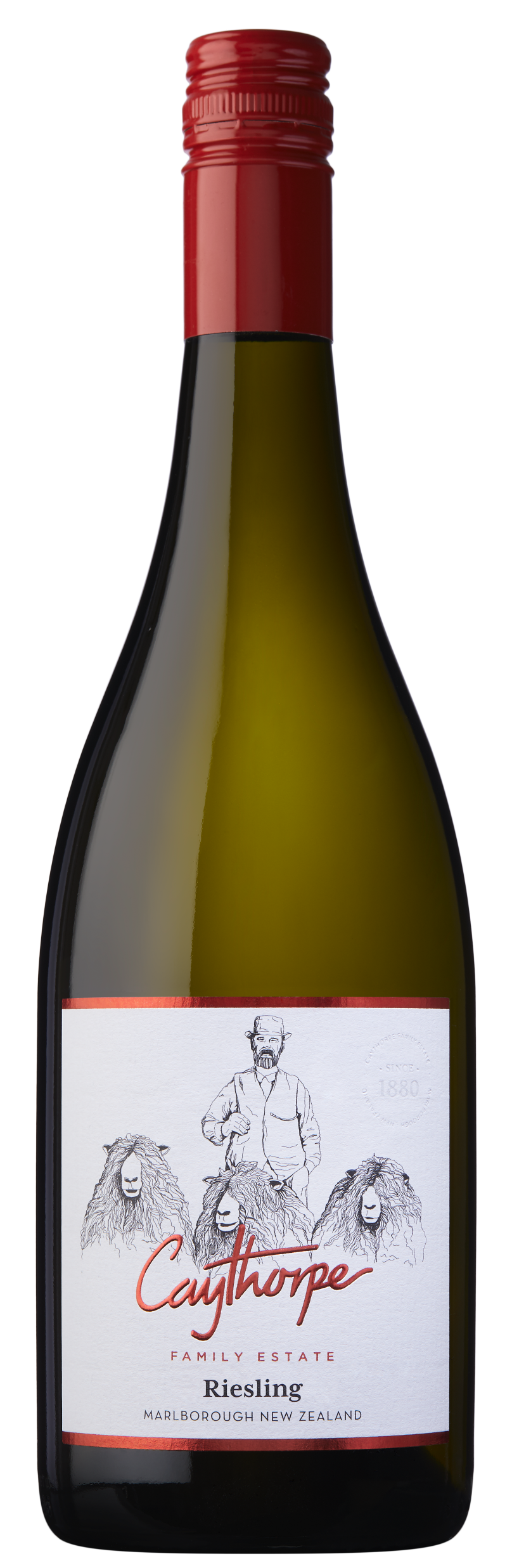 Caythorpe Family Estate Riesling, a certified wine for Appellation Marlborough Wine