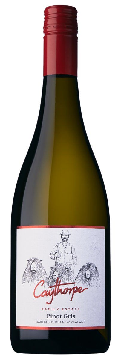 Caythorpe Family Estate Pinot Gris, a certified wine for Appellation Marlborough Wine